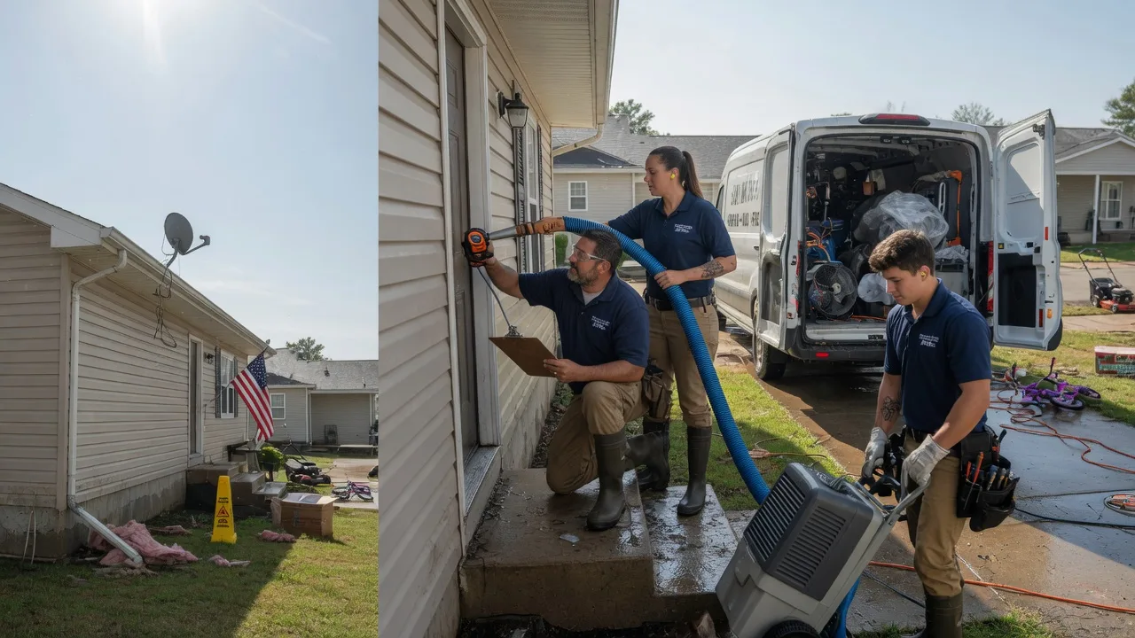Ceiling Water Damage Restoration in Fall Branch, TN near me
